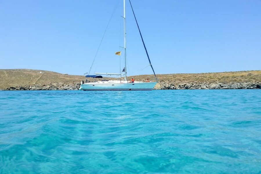 Mykonos: Yacht Cruise to Rhenia and Guided Tour of Delos - A homemade Greek lunch on the yacht