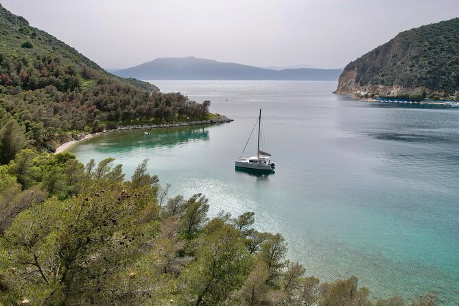 Nafplio Catamaran Full Day Sailing Private Cruise - Food, drinks, and the practical comforts onboard