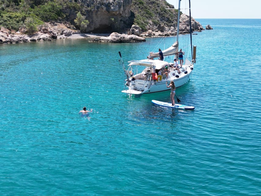 Nafplio Sun Sail Cruises | Semi-Private Half Day | Full Meal - Leaving Nafplio Old Port at 10:00 or 15:00