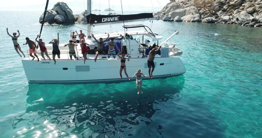 Naxos: Catamaran Cruise with Swim Stops, Food, and Drinks - FAQ