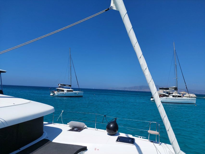 Naxos: Catamaran Cruise with Swim Stops, Food, and Drinks - How the route changes with the weather