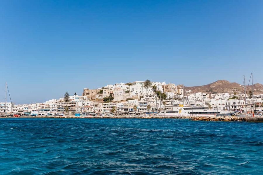 Naxos: Sailing Cruise with Lunch & Drinks - The first stretch: sailing past Naxos and Paros
