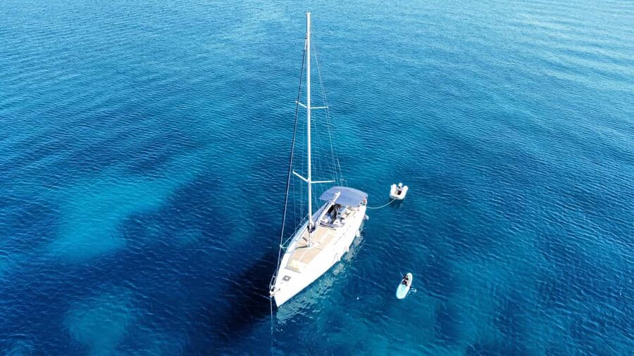 Naxos: Small Cyclades Sailing Trip with Lunch & Drinks - The route along south Naxos