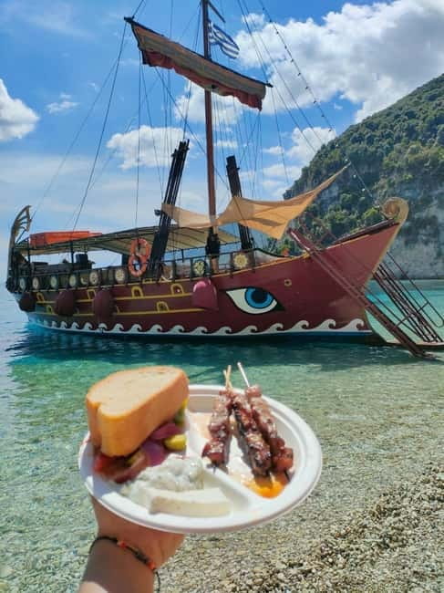 Nydri: Sailing Through History. Daily Cruise with Beach BBQ - Papanikolis Cave, your first major stop