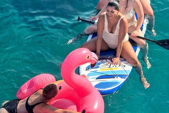 Panormo: Luxury Catamaran Cruise with Lunch & Open Bar - Leaving Panormo Port on a modern catamaran