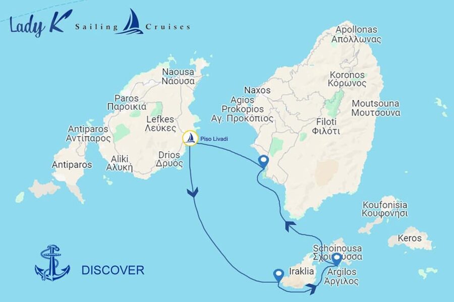 Paros: Iraklia, Schinoussa, & Naxos Sailing Tour with Lunch - Starting at Piso Livadi on Paros