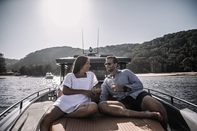 Private 5-Hour Cruise on Brand-New 2023 Motor Yacht in Mykonos (Voreus) - Paraga and Scorpios from the sea