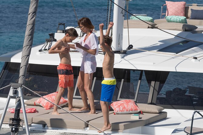 Private 5-Hour Cruise on Brand-New Luxury Catamaran in Mykonos - Four hours at anchor, not four hours of constant sailing
