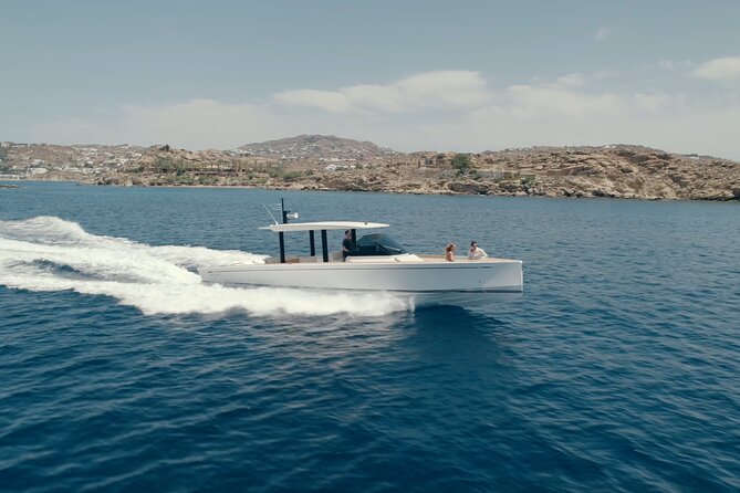 Private 5-Hour Cruise on Ultra Luxury Brand-New Yacht in Mykonos (Nevma) - Psarou and Paraga: Mykonos’ Polished Shoreline