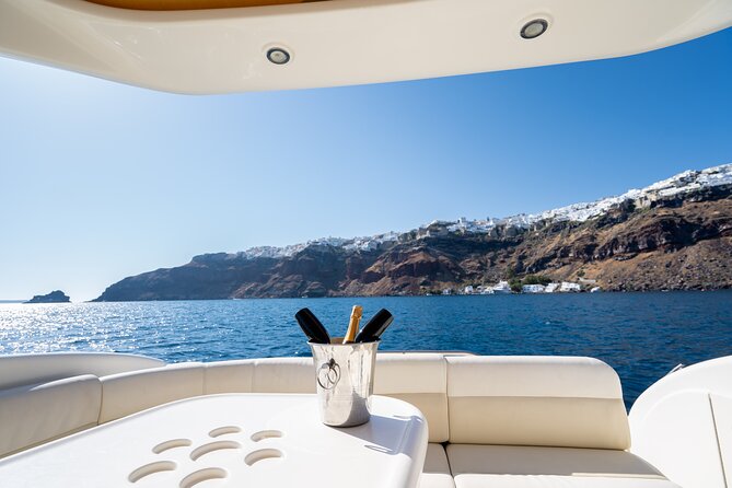 Private all included yacht Tour in Santorini - The volcano stop is more than a photo opportunity