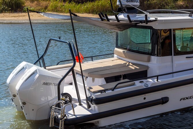 Private Axopar 37 MotorYacht Cruise in Santorini w/ Snack & Drink - Who Gets the Best Value at $1,690.69?