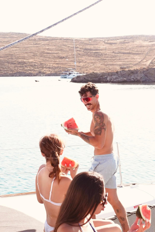 Private Catamaran Cruise Mykonos Delos with Meals & SUP - Is $1,414 good value for four?