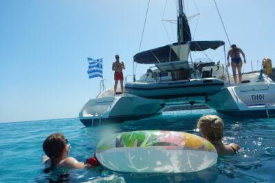 Private CATAMARAN daytrip – Lindos/ Rhodos with Lunch and drinks
