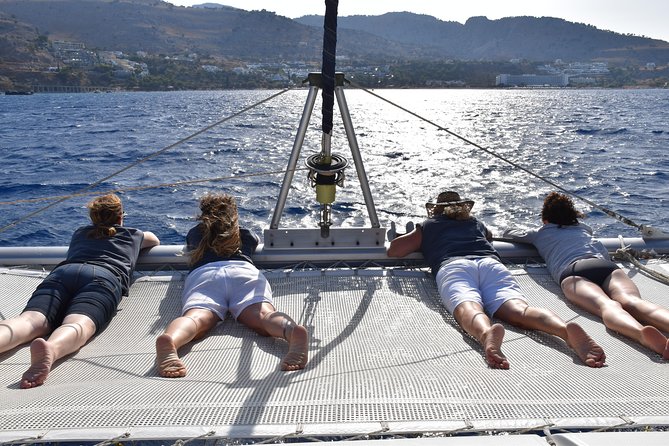 Private CATAMARAN daytrip - Lindos/ Rhodos with Lunch and drinks - Who should book this catamaran day?