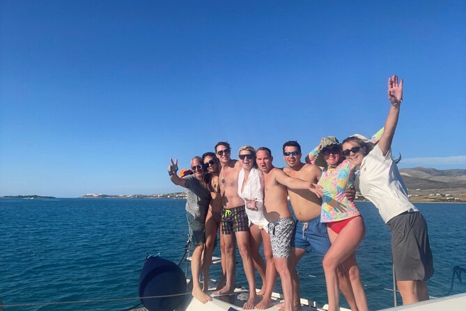 Private Full Day Catamaran Cruise from Paros with Lunch - Faneromeni Beach and the shapes made by wind and sea