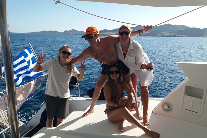 Private Full Day Catamaran Cruise from Paros with Lunch - Despotiko, Apollo, and the Kouros connection