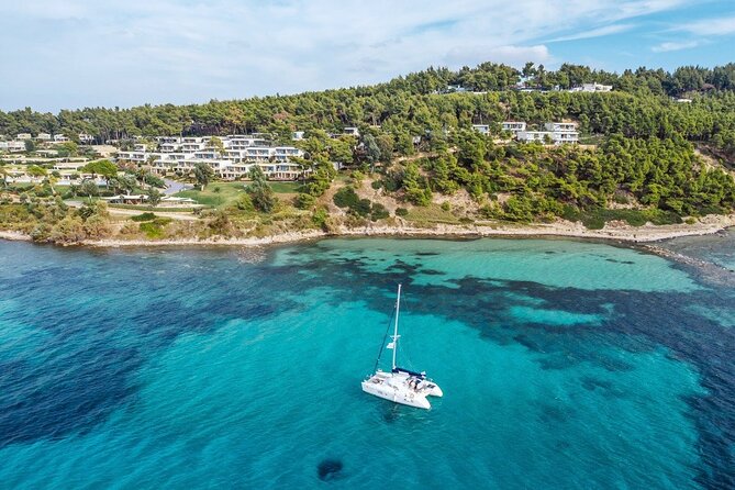 Private Half Day cruise on Catamaran in Corfu - Strogylo, Barbati, Kalami, and Kerasia