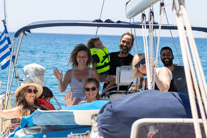 Private half day cruise The Blue Lagoon with Paros Sail - Faragas Beach: an easy first swim stop
