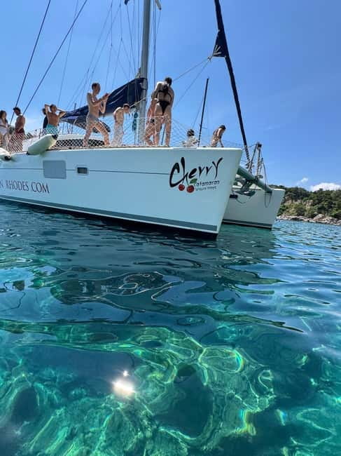 Rhodes: All inclusive Catamaran Escape with Lunch & Drinks - What the six hours really include
