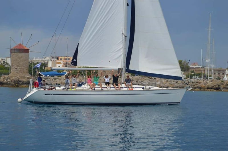 Rhodes: Sailing Yacht Cruise with Food & Drinks (SmallGroup) - Key points to know before booking