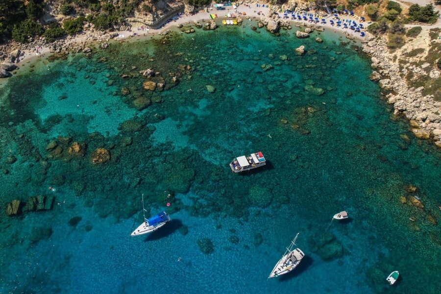 Rhodes: Sailing Yacht Cruise with Food & Drinks (SmallGroup) - Traganou Bay and the route’s flexible details