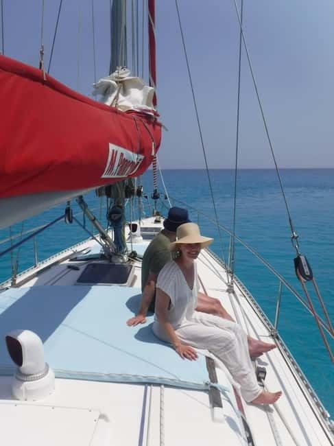 Rhodes: Sailing Yacht Cruise with Food & Drinks (SmallGroup) - Meeting the yacht at Mandraki Harbor