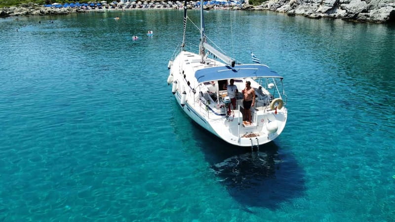 Rhodes: Sunset Catamaran Cruise with Snack, Fruits & Drinks - How much value do you get for $58?