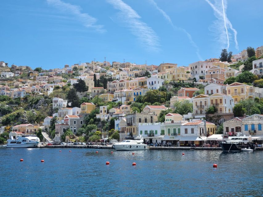 Rhodes: Symi Yacht Tour with Unlimited Drinks and Transfer - Seskli Island and the second swim