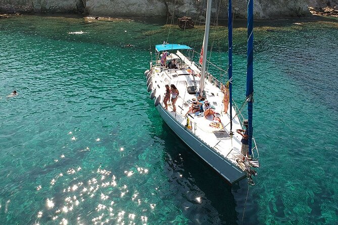 Round of Milos and Poliegos Sailing boat snorkelling cruise - Cape Vani and the old manganese mine