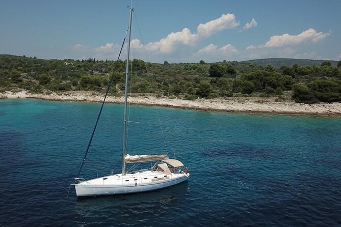Sailing Boat Small Group Kleftiko and Sikia Cave West of Milos - Agios Dimitrios closes the day