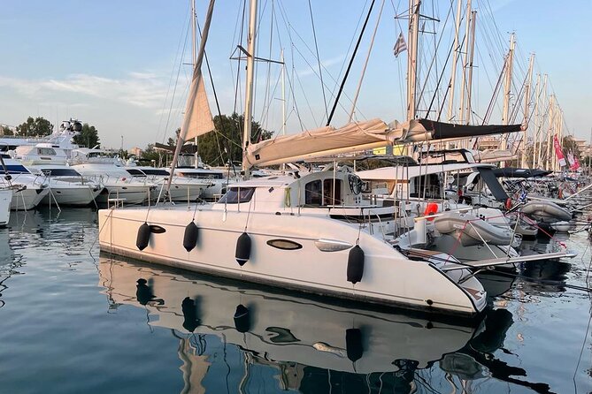 Sailing Catamaran day cruise - Rhodes with lunch & drinks - Setting out from Rhodes at 9:30 am