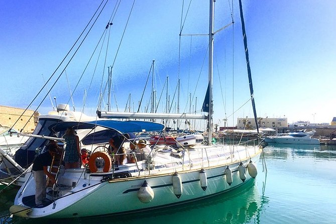 SAILING DAY 4.5h-5h or SUNSET 3h-4.5h from Hersonissos CRETE - Leaving from Gouves Port Marina