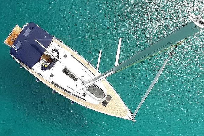 Sailing to Dia Island with lunch on Bavaria 51 Heraklion, Crete - SUP, snorkeling, and fishing without extra choices to arrange