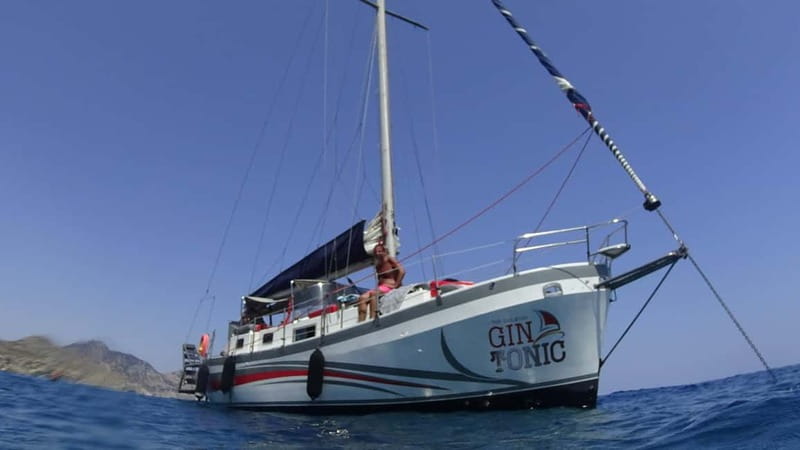 Sailing tour around Lindos with food and drinks - Agathi Caves and the value of a second stop