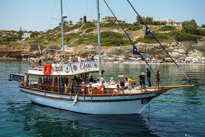 Sailing Trips with Cretan Sailing - Setting out from Hersonissos on an 18-meter wooden boat