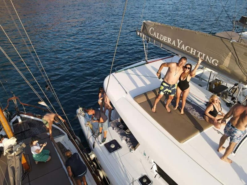 Santorini:All-inclusive Catamaran Cruise with Thirassia Stop - What the $188 price really buys