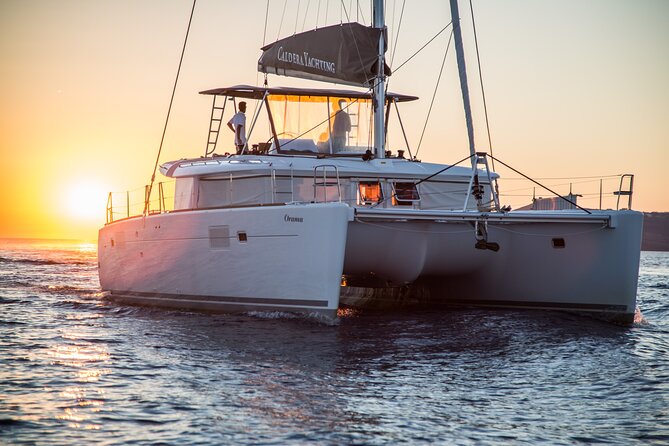 Santorini:All-inclusive Catamaran Cruise with Thirassia Stop - Vlichada sets the tone for the cruise