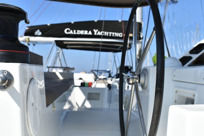 Santorini All-inclusive Private Catamaran Cruise - Palea Kameni, Nea Kameni, and the warm volcanic waters