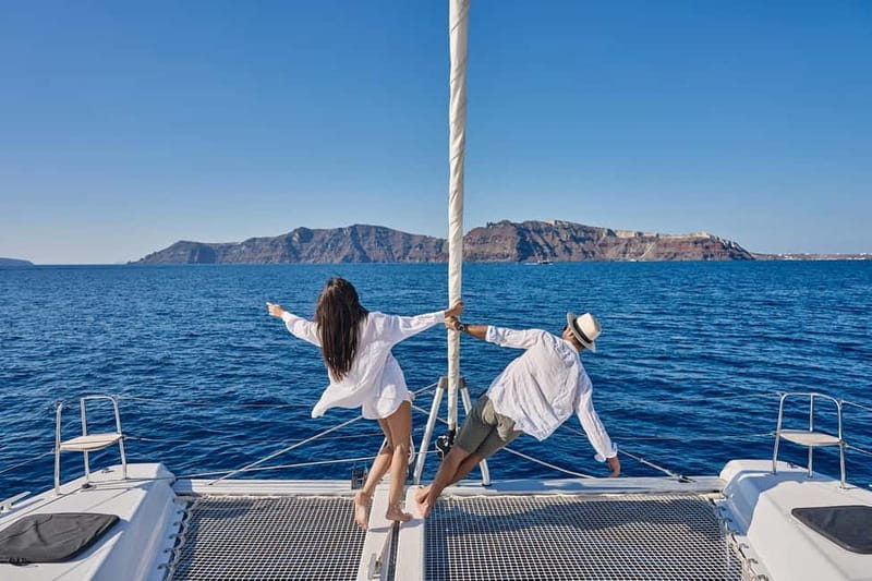 Santorini: Caldera Classic Catamaran Cruise w/ Meal & Drinks - Key Points to Know Before You Go