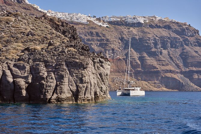 Santorini: Caldera Private Catamaran Cruise with Meal & Drinks - Why a private catamaran changes the experience