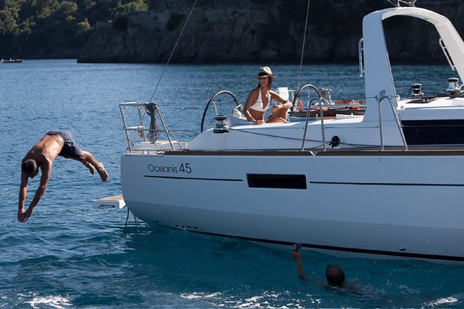 Santorini Caldera Private Sailing Boat Cruise - Lunch aboard gives the trip its value
