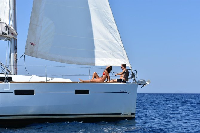 Santorini Caldera Private Sailing Boat Cruise - White Beach is a boat-only change of scene