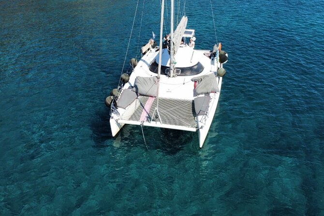 Santorini Catamaran Cruise – 5-Hour Private Sailing Experience - Key points at a glance