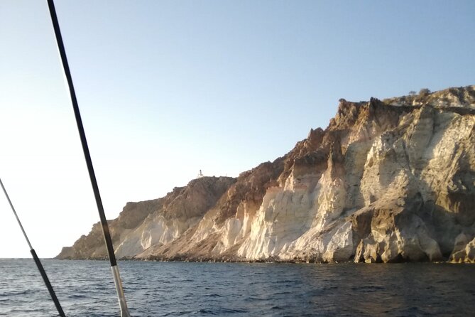 Santorini Catamaran Cruise with Fresh Meal and Open Bar - Sailing around the Santorini Volcano