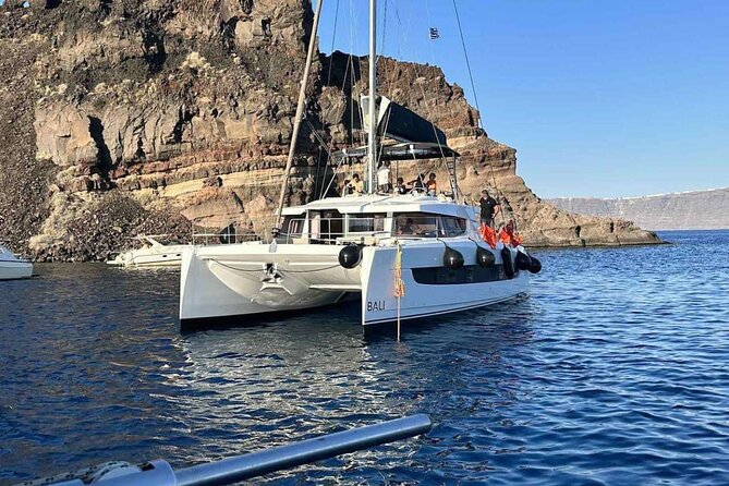 Santorini Catamaran Cruise with Meal and Drinks - Key points to know before booking