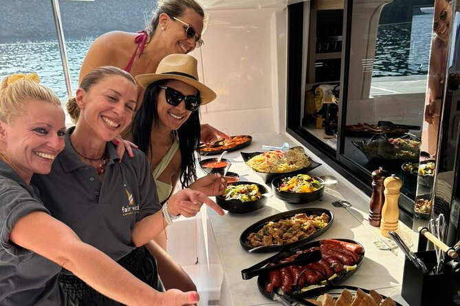 Santorini Catamaran Cruise with Meal and Drinks - Setting out from Vlychada Port