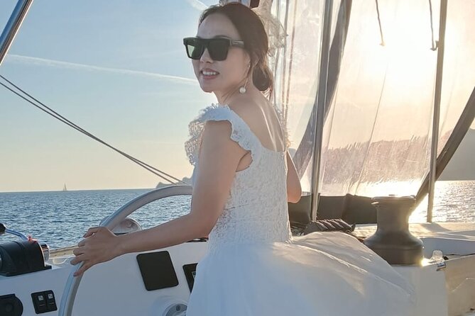 Santorini Catamaran Cruise with Meal and Drinks - Ellie’s Greek meal on board