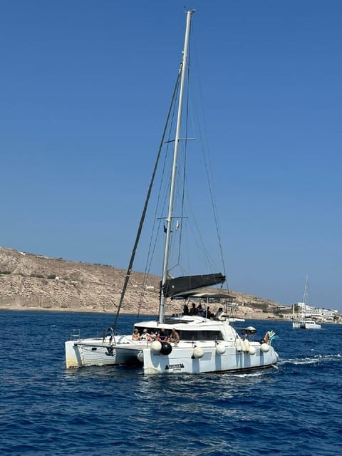 Santorini:Cruises with Catamaran around the Volcanic Island. - Who will enjoy this catamaran cruise most?