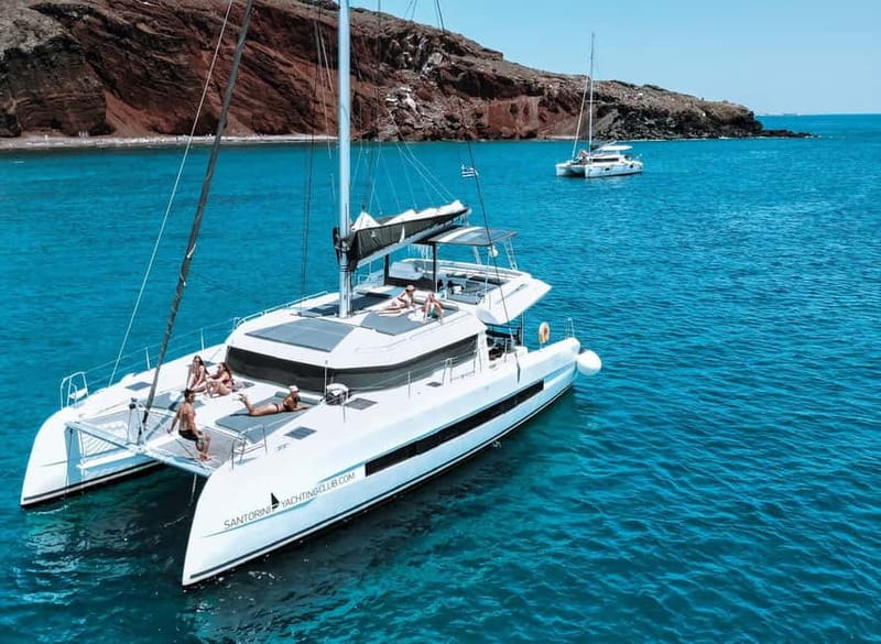 Santorini: Majestic Catamaran Cruise with Meal and Drinks - Why this catamaran works well for Santorini