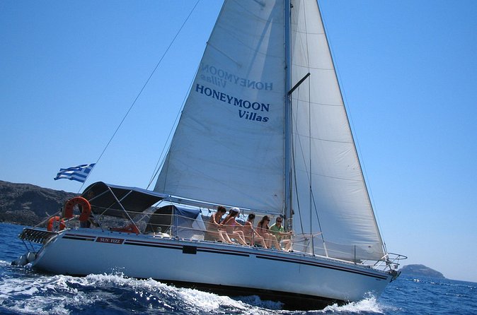 Santorini Oia: Private Sailing Yacht Cruise with Meal and Drinks - Meeting point, pickup, and boarding details